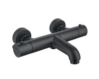 Термостатический смеситель для ванны Aquatek AQ1043MB чёрный матовый